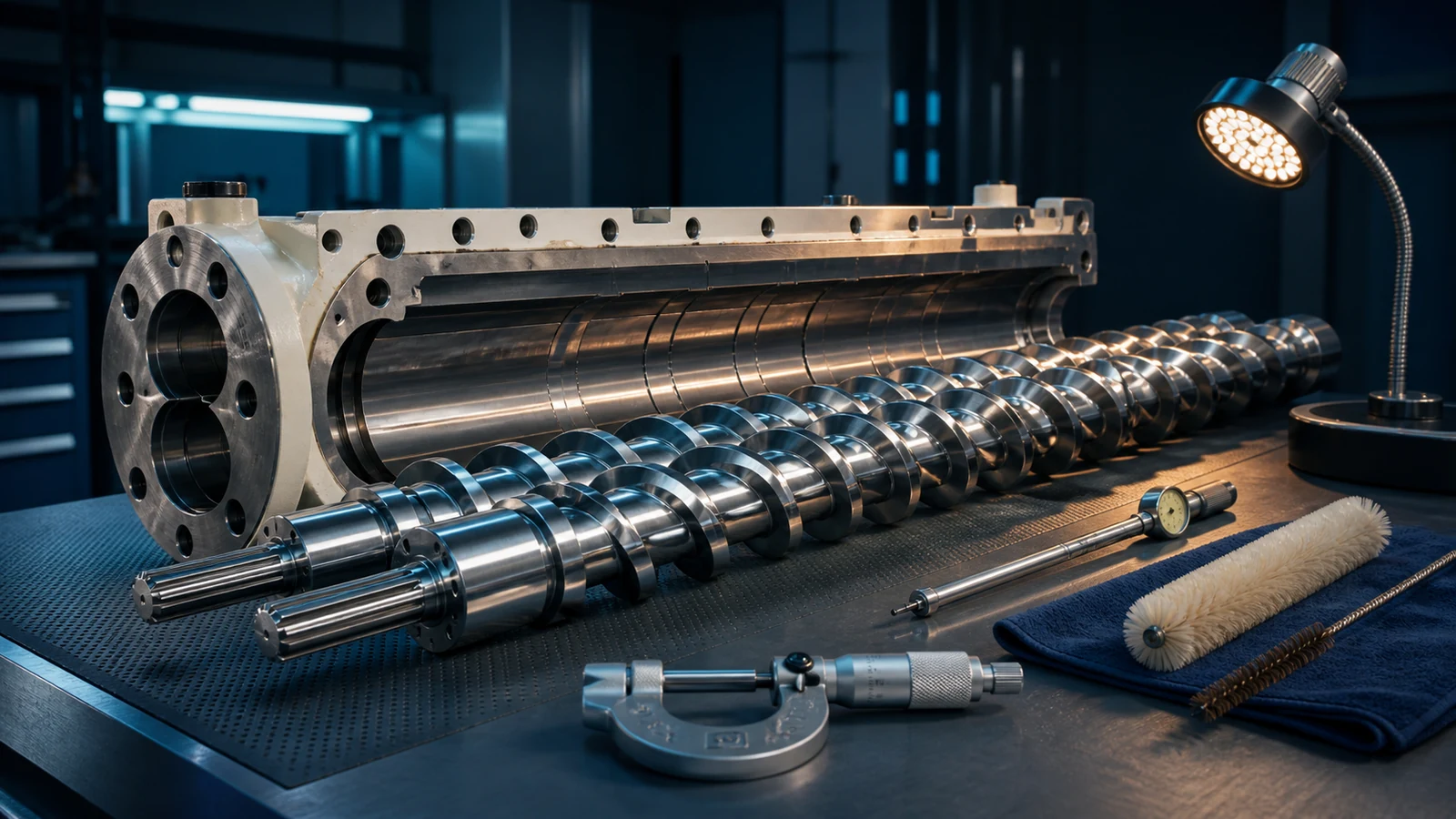 Screw & Barrel Maintenance Guide for PVC Extruders