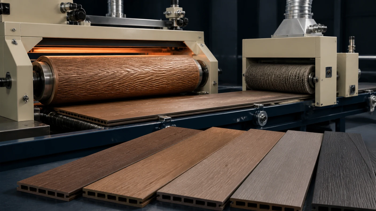 WPC Surface Treatment: Embossing & Sanding