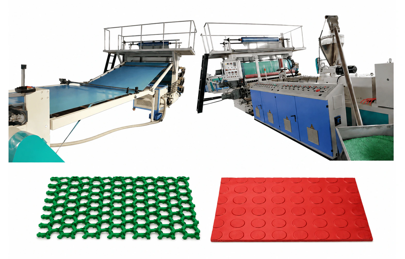 PVC Calender Anti-Slip Chain & Coin Mat Extrusion Machine