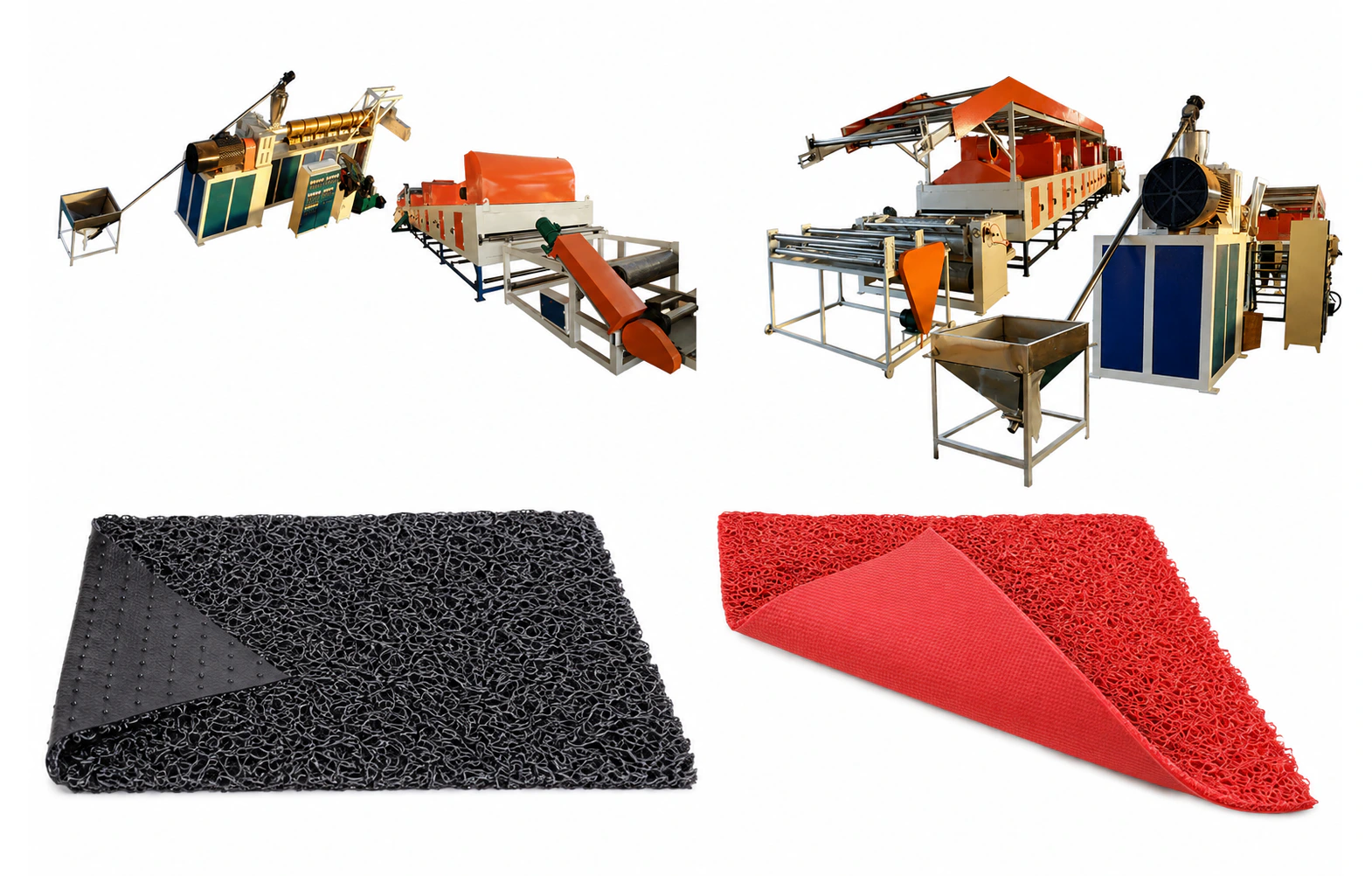 PVC Coil Loop Car & Door Mat Extrusion Machine
